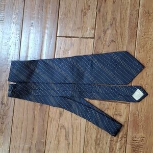Gianni Versace silk stripe tie